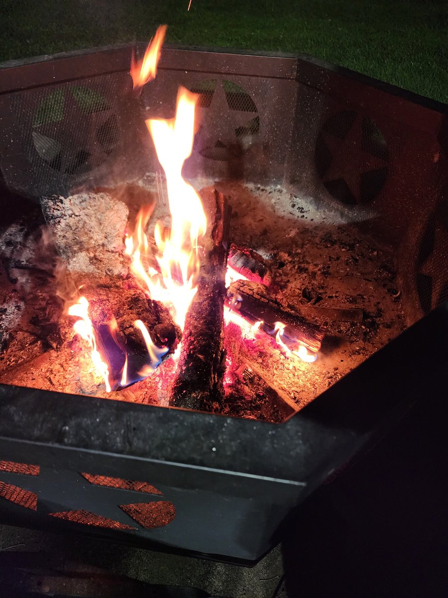 Nice enough for a fire with the Mr.