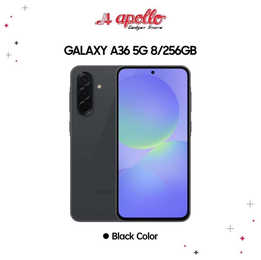 alterdiaz's tweet image. Samsung Galaxy A36 5G (8/256GB)
tokopedia.link/r1oU1TOSkSb
Spesifikasi: 
- Prosesor Snapdragon 6 Gen 3
- Layar: 6,7 inch Super AMOLED, Full HD+, refresh rate 120Hz, dan terlindungi kaca Gorilla Glass Victus+
- Main Kamera : 50 MP (f/1.8. AF dan OIS) ultra-wide 8 MP (f/2.2)