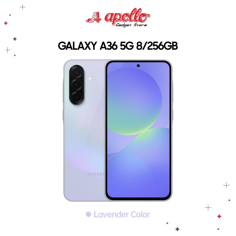 alterdiaz's tweet image. Samsung Galaxy A36 5G (8/256GB)
tokopedia.link/r1oU1TOSkSb
Spesifikasi: 
- Prosesor Snapdragon 6 Gen 3
- Layar: 6,7 inch Super AMOLED, Full HD+, refresh rate 120Hz, dan terlindungi kaca Gorilla Glass Victus+
- Main Kamera : 50 MP (f/1.8. AF dan OIS) ultra-wide 8 MP (f/2.2)