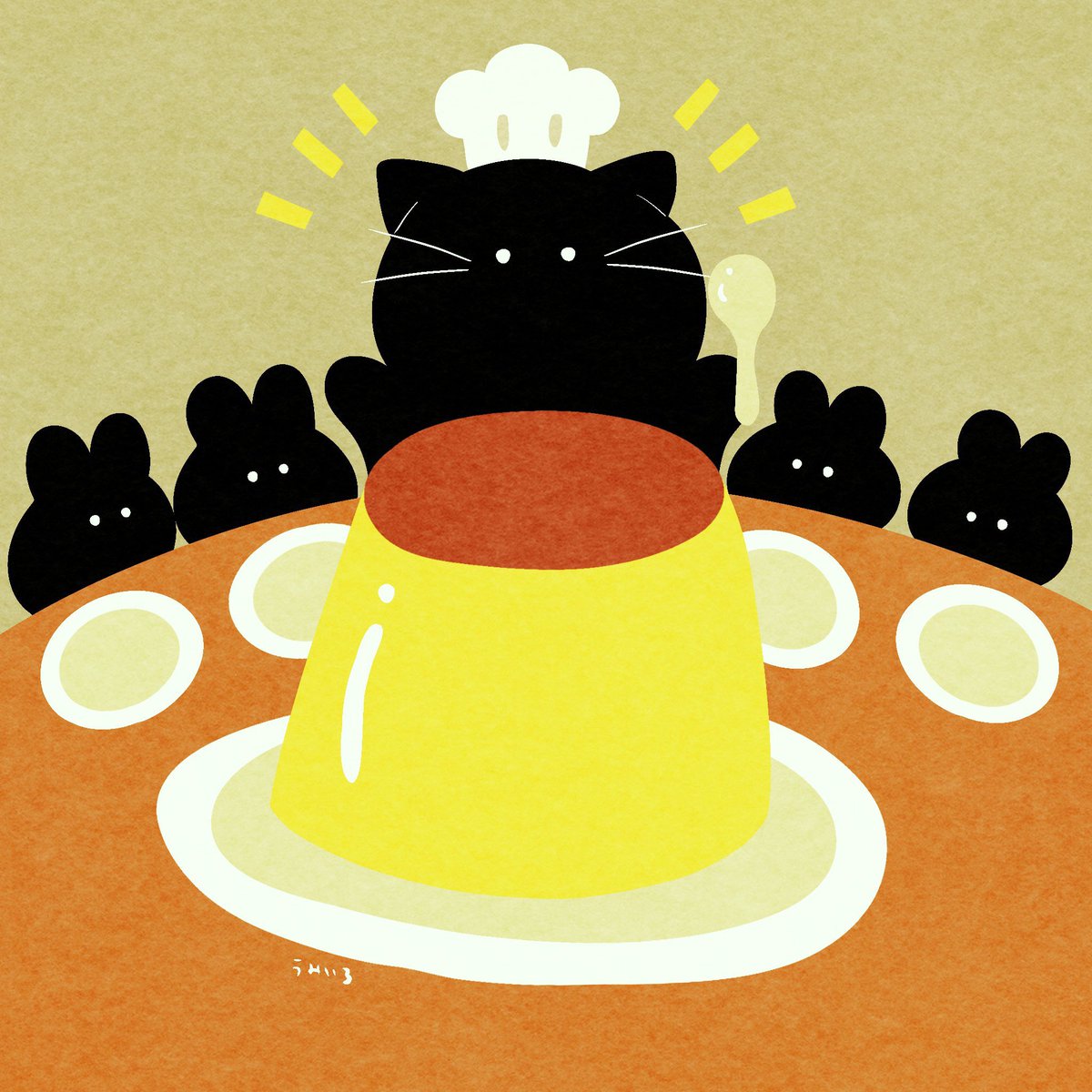 usaneko_u's tweet photo. 日曜日🍮！ https://t.co/Rrnw3yBSrt