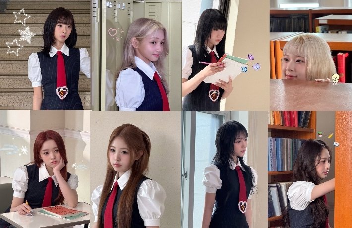 fnfent_artist's tweet image. #UNIS

              &apos;SWICY&apos; HIGH STUDENTS