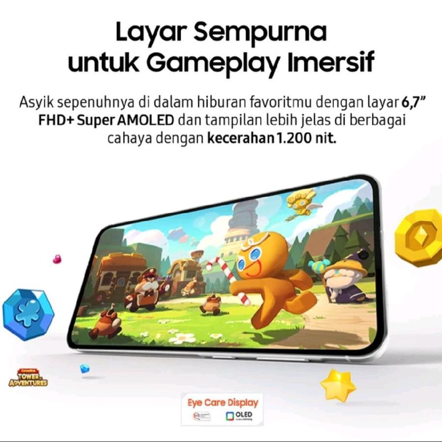 alterdiaz's tweet image. Samsung Galaxy A56 5G 8/256GB
tokopedia.link/sVlKYQKTkSb
Spesifikasi:
Bodi Dimensi: 162,2 x 77,5 x 7,4 mm
Bobot: 198 gram
Fitur ketahanan: sertifikasi tahan air dan debu IP67
Layar Ukuran: 6,7 inci
Panel: Super AMOLED
Resolusi: Full HD Plus (1080 x 2340 piksel)
Refresh rate: 120 Hz