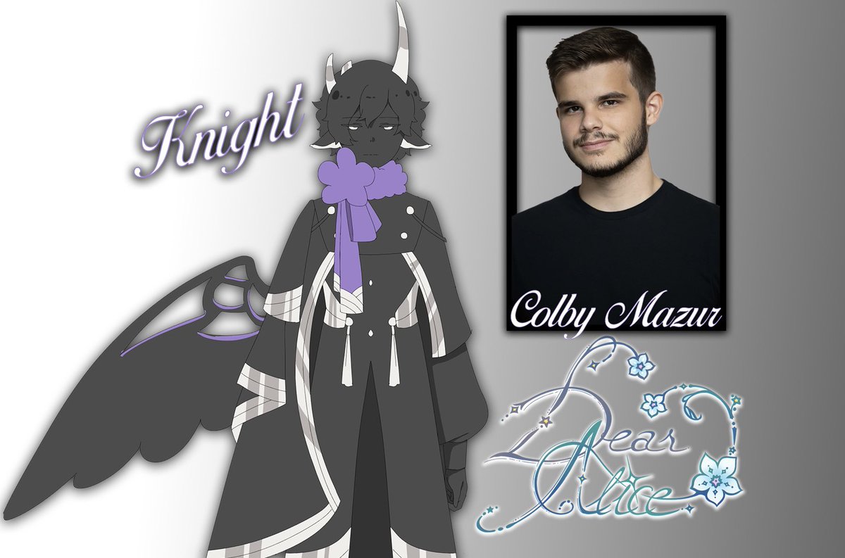 Colby Mazur (@colmazurva) on Twitter photo ✨Role Anouncement✨
I’m excited to announce that I voice Knight in <a href="/houdidesu/">☀️ Houdi 🌸</a>‘s upcoming original anime! I’m very honored to be a part of this project and to work alongside an amazing cast!
Thank you so much to <a href="/houdidesu/">☀️ Houdi 🌸</a> for the opportunity!
#DearAlice ✨Role Anouncement✨
I’m excited to announce that I voice Knight in <a href="/houdidesu/">☀️ Houdi 🌸</a>‘s upcoming original anime! I’m very honored to be a part of this project and to work alongside an amazing cast!
Thank you so much to <a href="/houdidesu/">☀️ Houdi 🌸</a> for the opportunity!
#DearAlice