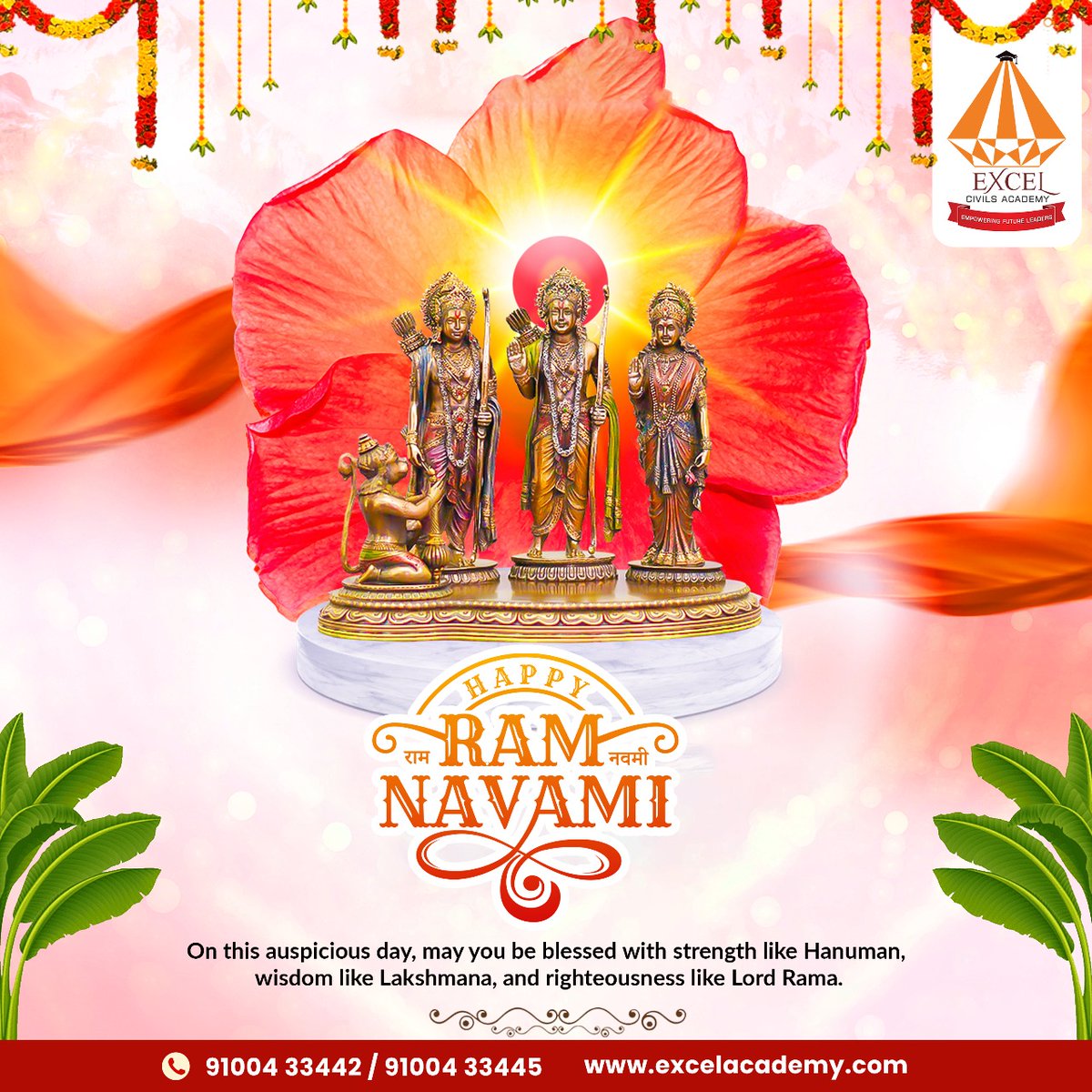 On this sacred day, may the virtues of Lord Ram inspire your path and bless you with strength and wisdom.
#jaishreeram #SriRamanavami2025 #SriRamNavami