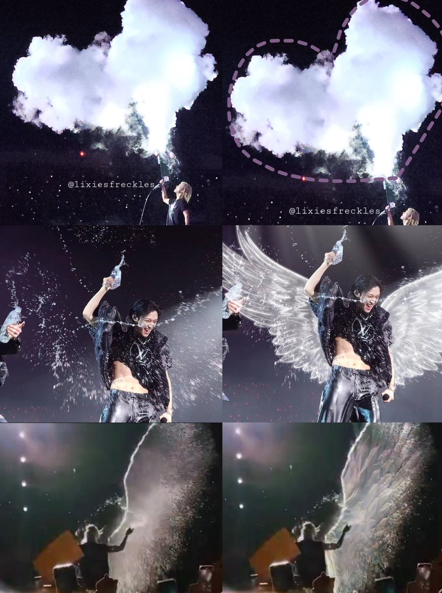 he keeps creating pretty shapes