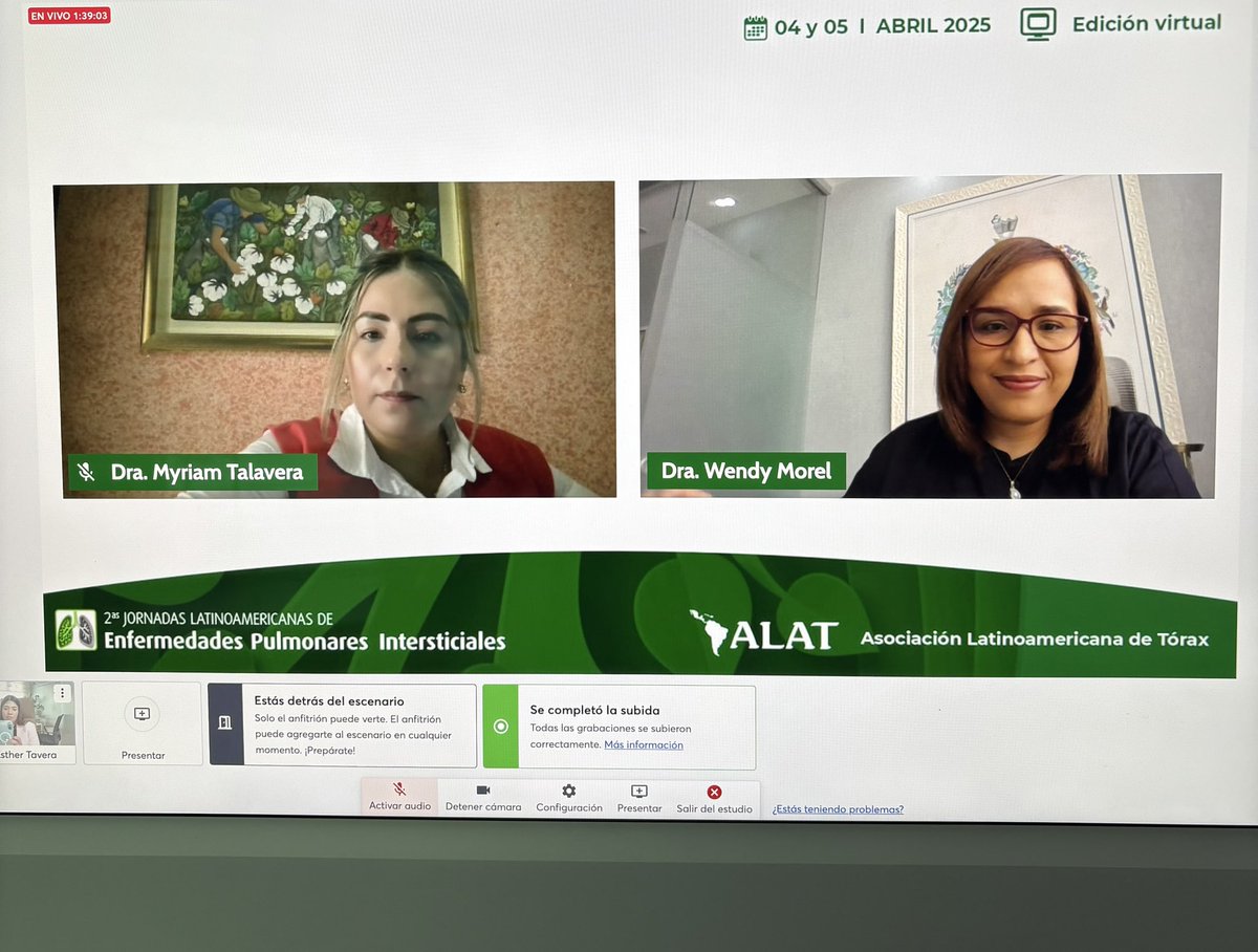 Terminamos con éxito nuestra 2 jornada de actualización en EPI PARA LATAM , gracias al departamento de EPI <a href="/ALATorax/">ALAT</a> , a todos los que nos acompañaron, 610 participantes, 20 profesores y 10 coordinadores. Gracias <a href="/ALATorax/">ALAT</a> y PI por la logística. Nos vemos el año próximo
