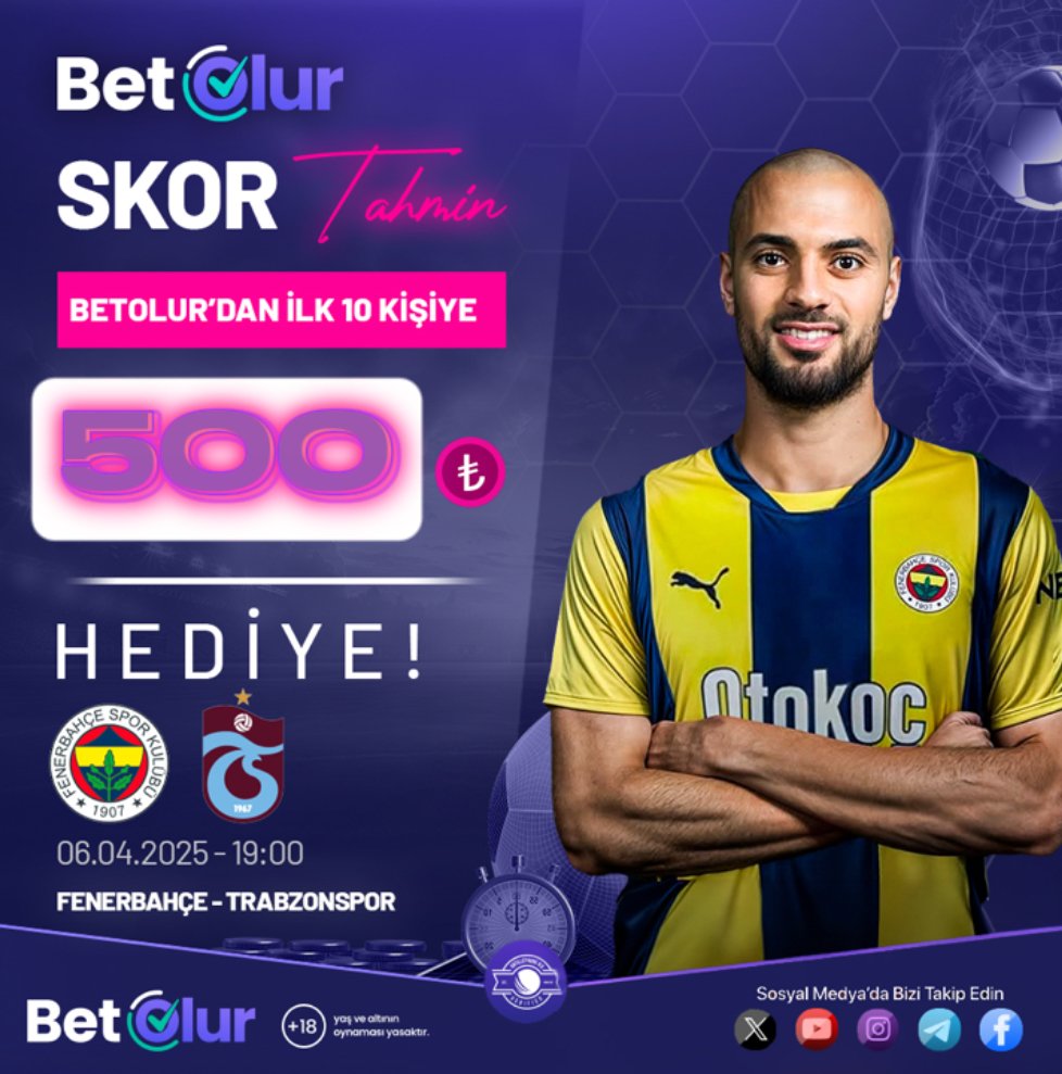 BETOLUR SKOR ETKİNLİK BİLEN 10 KİŞİYE 500 TL BONUS

SON İŞLEM ŞARTI YOKTUR
3 KATI ÇEVRİM MAX KAZANCI 2 BİN TL

denemebonusuofisi.com/konu/betolur-s…