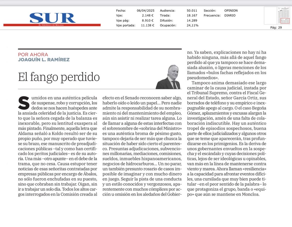 “EL FANGO PERDIDO”.

diariosur.es/opinion/fango-…