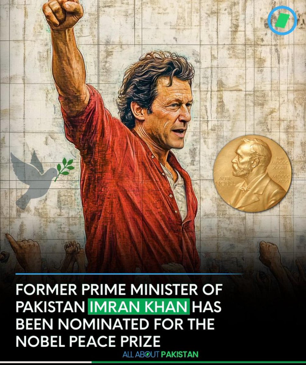 Imran Khan has been nominated for Nobel Peace Prize. He is bringing pride to the Nation, even while illegally incarcerated! #EraOfImranKhan