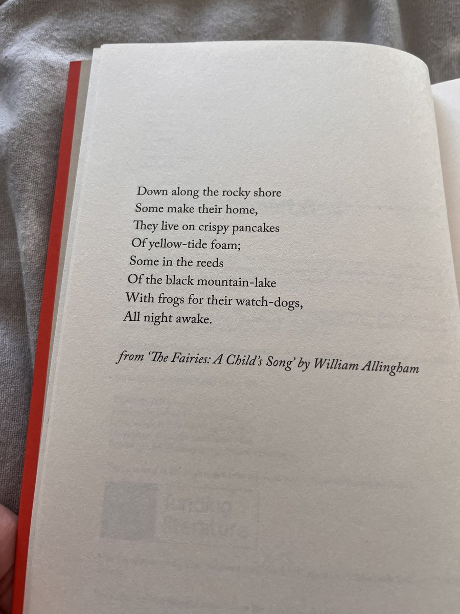 Just starting this &amp; on the first page is a quote from my all time favourite poem - the one my parents read to me &amp; my brother as a special treat - I secreted the book it was in away when they separated &amp; they always believed the other had it. 

I feel the tears already!