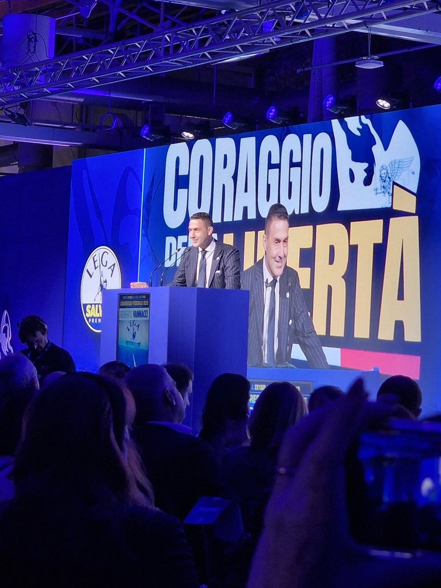 Benvenuto ufficialmente nella <a href="/LegaSalvini/">Lega</a> Generale! #CongressoLega2025 #CoraggiodellaLibertà