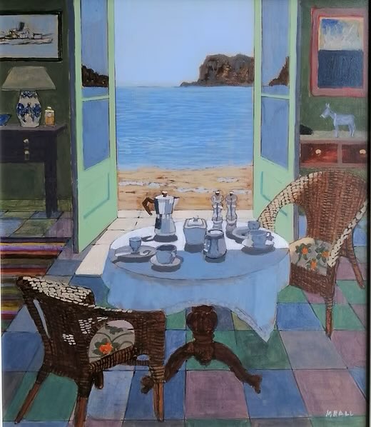 ArtGuideAlex's tweet image. Late Breakfast #MikeHall