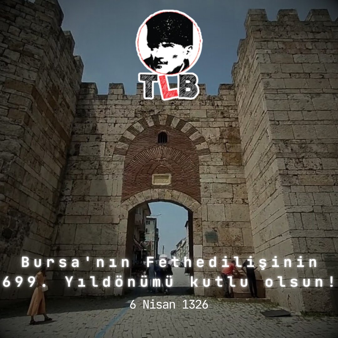 Osmanlıya başkentlik etmiş, İpek Yolunun son durağı, Çeliğin sertleştiği, bizlere  "İpek gibi yumuşak, çelik gibi sert" anlayışını kazandıran, Atatürk'ün Bursa Nutkunu bizlere haykırdığı Bursamıza sahip çıkacağımıza bir kez daha söz veriyoruz!

Bursa'yı tekrar Fethedeceğiz!⚔️