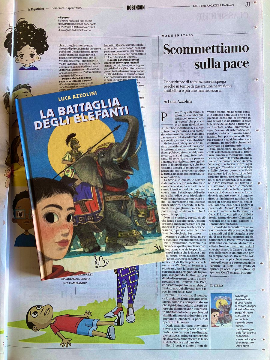 lucaazzolini83's tweet photo. Oggi una mia riflessione sul tema della Pace in tempi di Guerra, su @Robinson_Rep 🤍 Grazie! 

#PACE #Guerra #Italia #Europa https://t.co/dMinH8vCoS