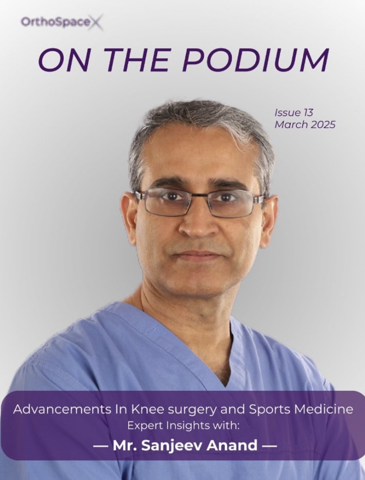 Read about Advancements In Knee surgery and Sports Medicine - Expert Insights with: Mr. Sanjeev Anand <a href="/SAnand65/">Sanjeev Anand</a> on orthospacex.com/advancements-i… #Orthospacex #Onthepodium @britorthopaedic <a href="/OrthoSpaceX/">OrthoSpaceX</a>