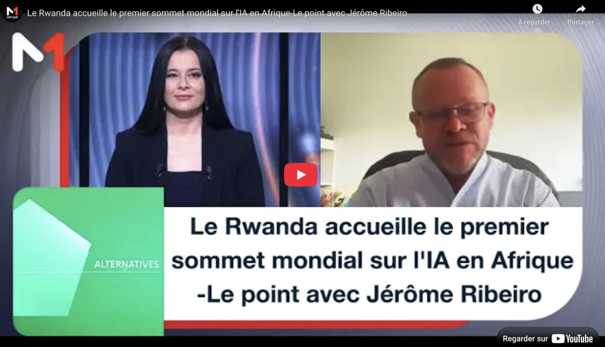 JrHumanAI's tweet image. 🎥 Merci à @Medi1TV et à la journaliste Nadia Paquereau pour l’invitation à parler du 1er Sommet Mondial sur l’#IA en Afrique 🇷🇼.

Une étape clé pour une #Afrique actrice de son avenir technologique !

👉 medi1tv.com/fr/jt/05-04-20…
#HumanAI #IApourlAfrique