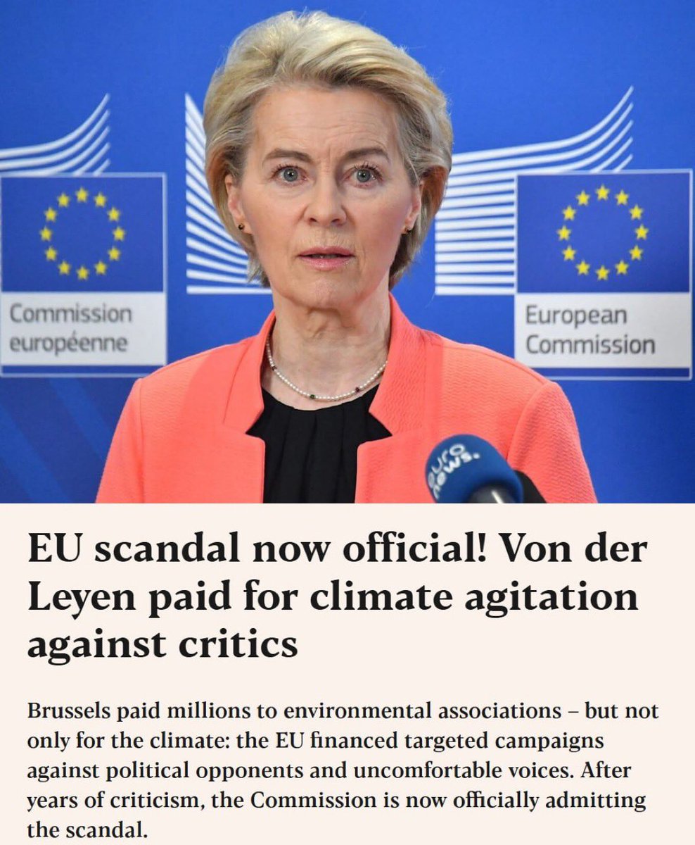Nu ko, pa skaisto.... beidzot 🇪🇺 dabuja atzīties, ka NVO organizācijām ne tikai ir maksāts par klimata histērijas propagandu, bet arī ir no 🇪🇺 koordinēta metodika, ko un kā virzīt naratīvu un kā pazemot un iebāzt maisā diskreditējot politiķus, ekspertus, kas domā pretēji. Cik 🇱🇻