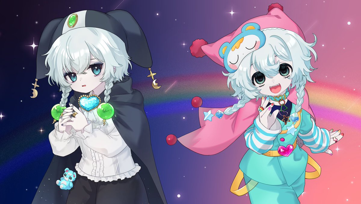 🌛夢に出るVtuber🌈

🌼夢の世界をモチーフにした2つの姿！
🌼RPG好き、アクションはエンジョイ勢
🌼特技は60%くらいのモノマネ(？)
🌼歌やお絵描きも好き

フォローとYouTubeのチャンネル登録よろしくお願いします⟡.·*.
仲良くしてね🌷
youtube.com/@kashikoi_kun?…

#Vリスナーさんに見つかりたい