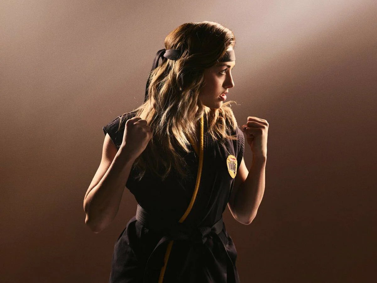 JonnyLeTran5's tweet image. Peyton List as Tory Nichols in Cobra Kai 😍 #PeytonList #ToryNichols #CobraKai #beautiful