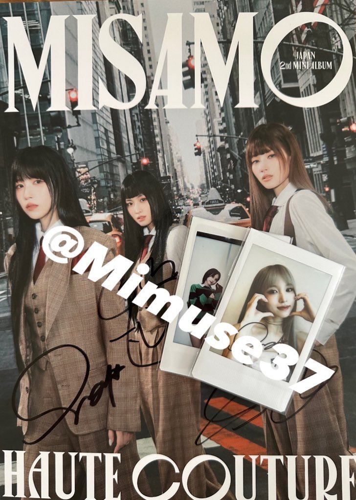 misamo サイン　リリイベ MISAMO HAUTE COUTURE 全員サイン サイン会 リリイベ