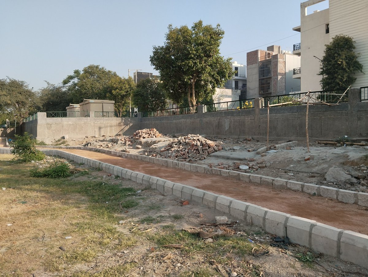 Poor maintenance of the park in front of Divine Meadows sector 108. The surface is uneven, no watering of the plants,cleaning is also neglected, the park is in an unusable condition. Request the Noida Authority to take immediate action for the safety and well being of residents.
