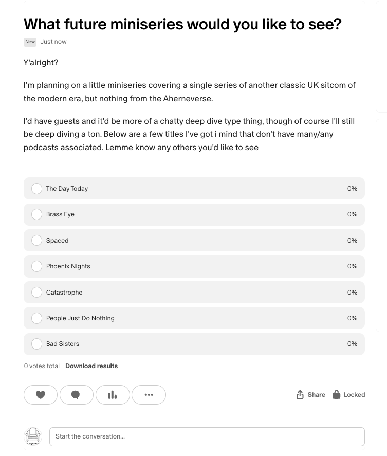 Vote on the poll here 🗳️
patreon.com/c/theroyleramb…