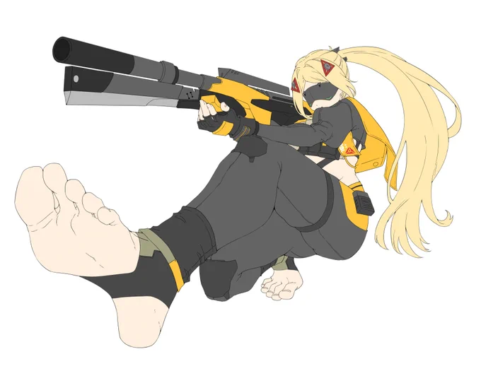 トリガー#一日一裸足絵 