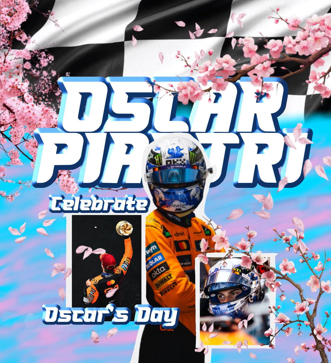 ︎ ︎︎ ︎ ︎︎︎ ︎
Today, he’s not chasing points, he’s collecting wishes. Oscar Piastri’s birthday isn’t just another date on the calendar. It’s a celebration waiting for the right people to show up. So… are you on the guest list?
︎ ︎︎ ︎ ︎︎︎ ︎