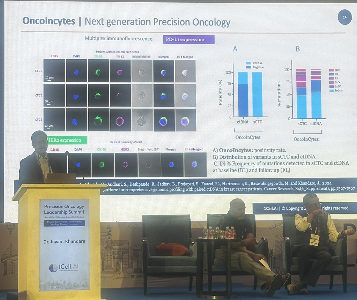 DrYukselUrun's tweet image. Next-gen precision oncology in action.
OncoIncytes: visualizing PD-L1 &amp;amp; HER2 expression in CTCs—
real-time mutation tracking.
From slides to survival. 
The future is cell-deep.
#LiquidBiopsy #PrecisionOncology #CTCs #CancerResearch
@OncoAlert @onecelldx @aravasudevan