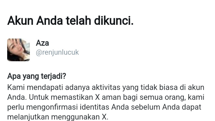 bahkan aku baru on..