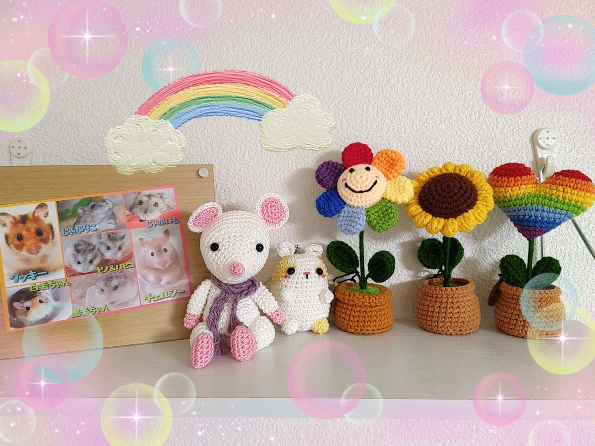 hamu_jaga's tweet photo. 我が家に来てくれた⑧ハム🐾
みんな性格違ってみんな可愛かった💕
幸せと癒しをありがとう☘️✨

フォロワーの皆さん、イイネやコメントありがとうございました🙏💕
しばらくお迎えできないので、時々皆さんのハムちゃんに癒しを求めて出没します🤗

#今日はピノの四十九日🌈✨
#ハムスター最高🧡 https://t.co/kzLwNbw87H