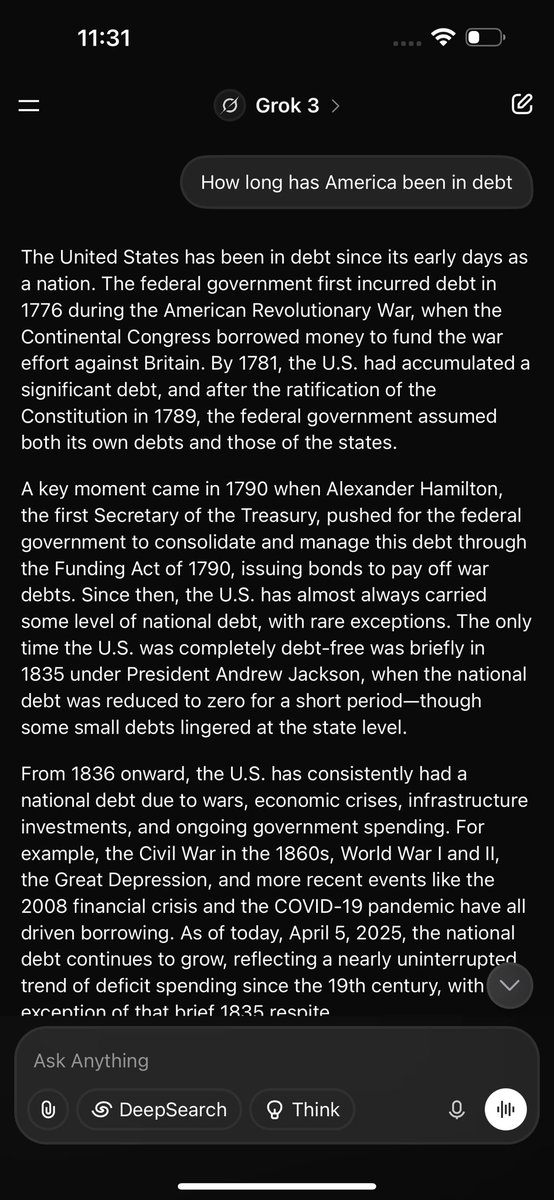 And Liberals wanna sit here and Clown on Trump saying he’s putting us into debt. Our country has been in debt since its conception. Long before Trump. In fact where was Pelosi, Schumer, Schiff and all these long term politicians at when Trump wasn’t in politics. They have sat on