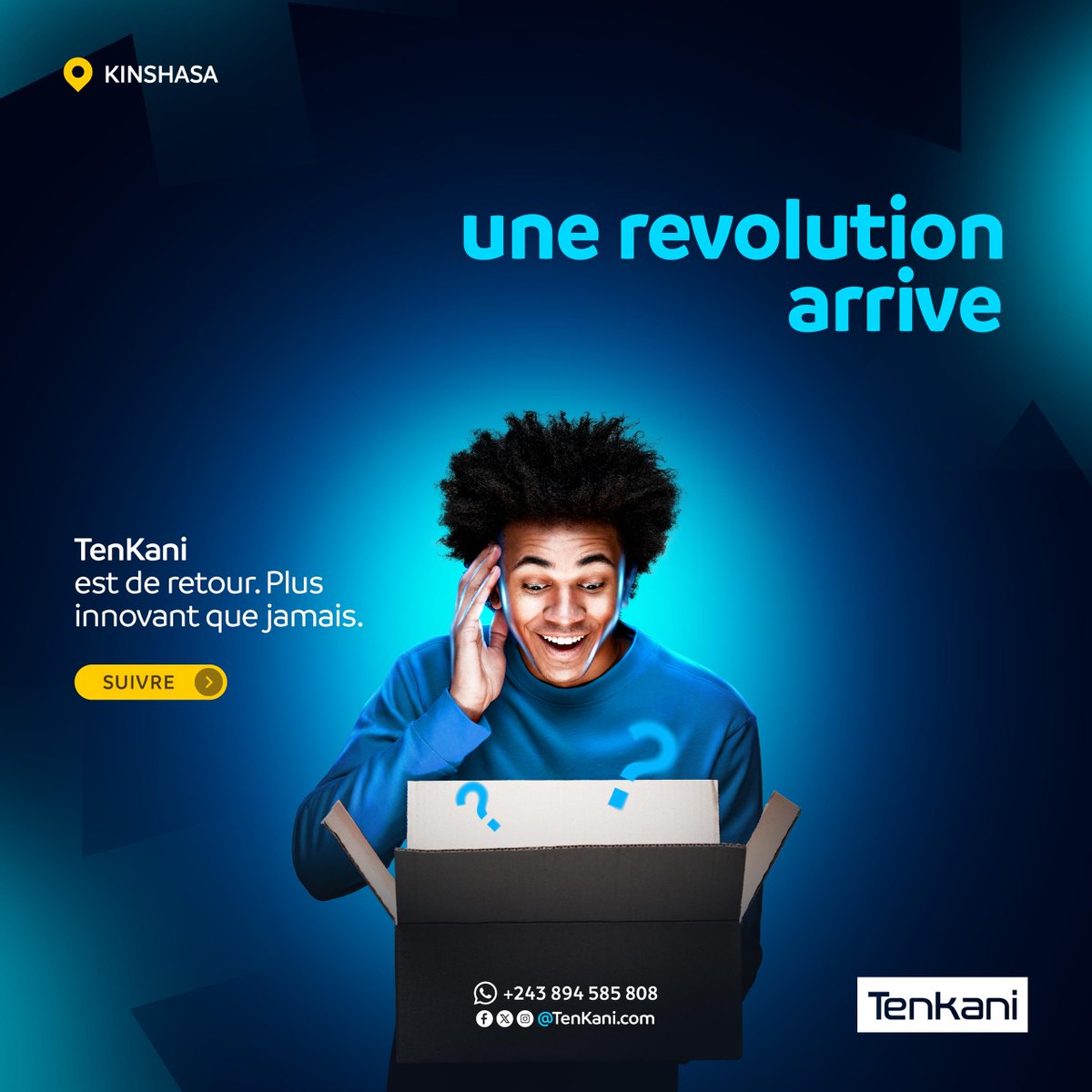 TenKani_service's tweet image. 🚨 La #RévolutionDigitale est là !
Tenkani revient avec des solutions taillées pour startups, marques &amp;amp; créatifs.
💡 Nouvelle vision
⚡️ Plus d’innovation
🌍 Présence digitale boostée

📍 Kinshasa – Prêts à level-up ?
#Tenkani #Innovation #TechAfrica #EntrepreneurLife #Kinshasa
