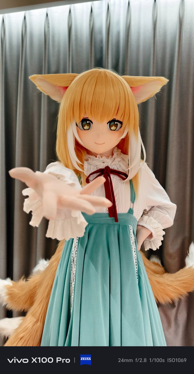 今日份的铃兰，请查收～
#明日方舟 #kigurumi #铃兰