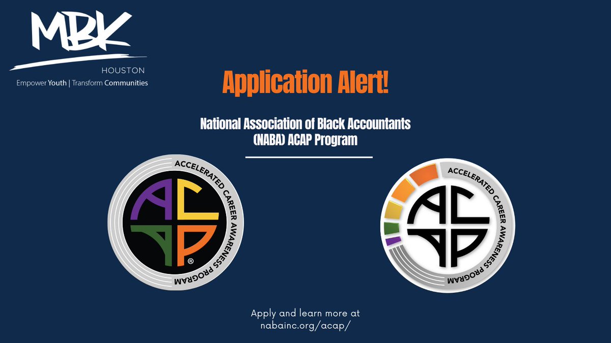 HS students in Houston: NABA’s FREE Accelerated Career Awareness Program (ACAP) is now open! Explore business careers, stay on a college campus &amp; grow your skills. Apps due April 18!
👉 nabainc.org/acap
#ACAP2025 #MBKHouston #FutureLeaders