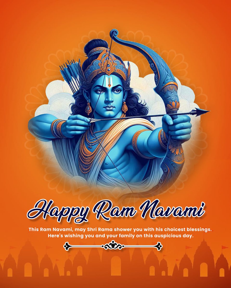 Wishing You All a Blessed Ram Navami! 

Let us celebrate the birth of Maryada Purushottam Shri Ram by following the path of truth, righteousness, and compassion.

 Warm wishes,
 Dr. Lopamudra Priyadarshini

#HappyRamaNavami #JaiShriRam #RamNavamiCelebration #RamNavamiVibes #Ram