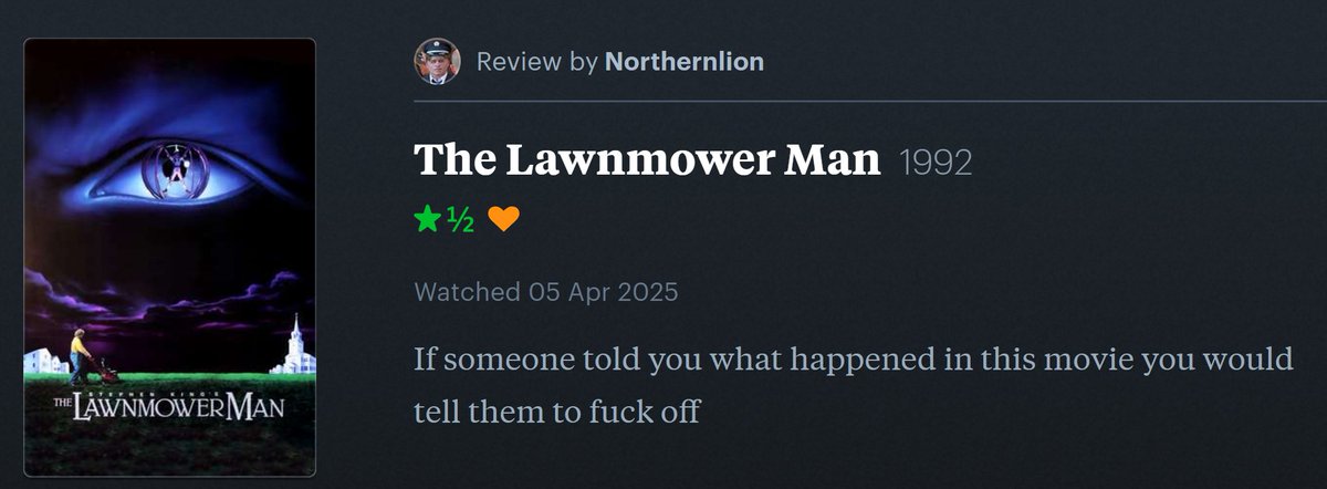 movie so bad he broke his letterboxd vow of silence
