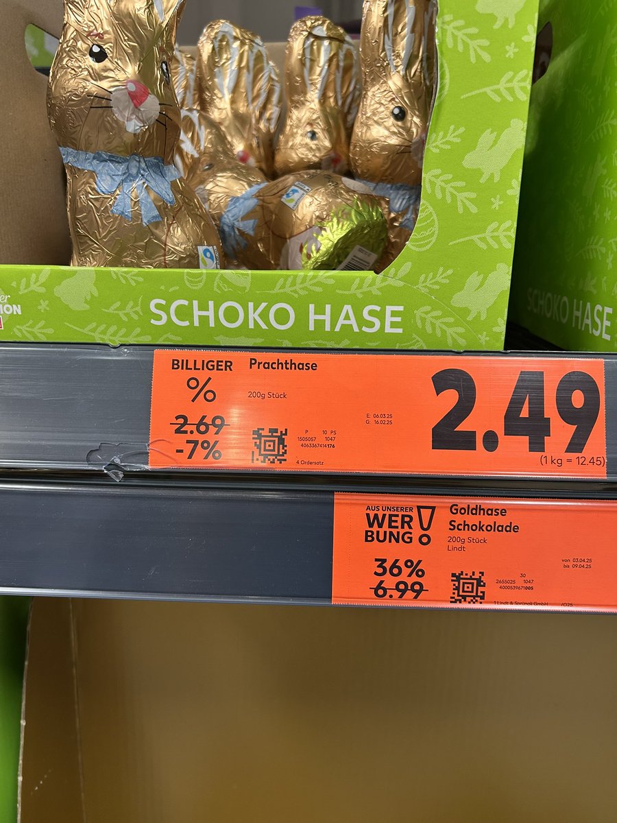 #Kaufland es heißt Osterhase!! Was zum Teufel ist ein Prachthase? Was soll der Scheiss?!?!