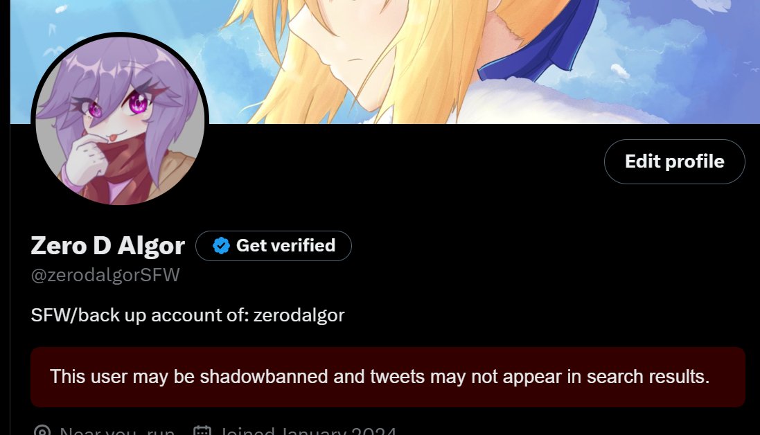 zerodalgorSFW's tweet photo. and back again to being shadowbanned lol I hate this, I might delete this account and make a new one https://t.co/hXATr7orlR