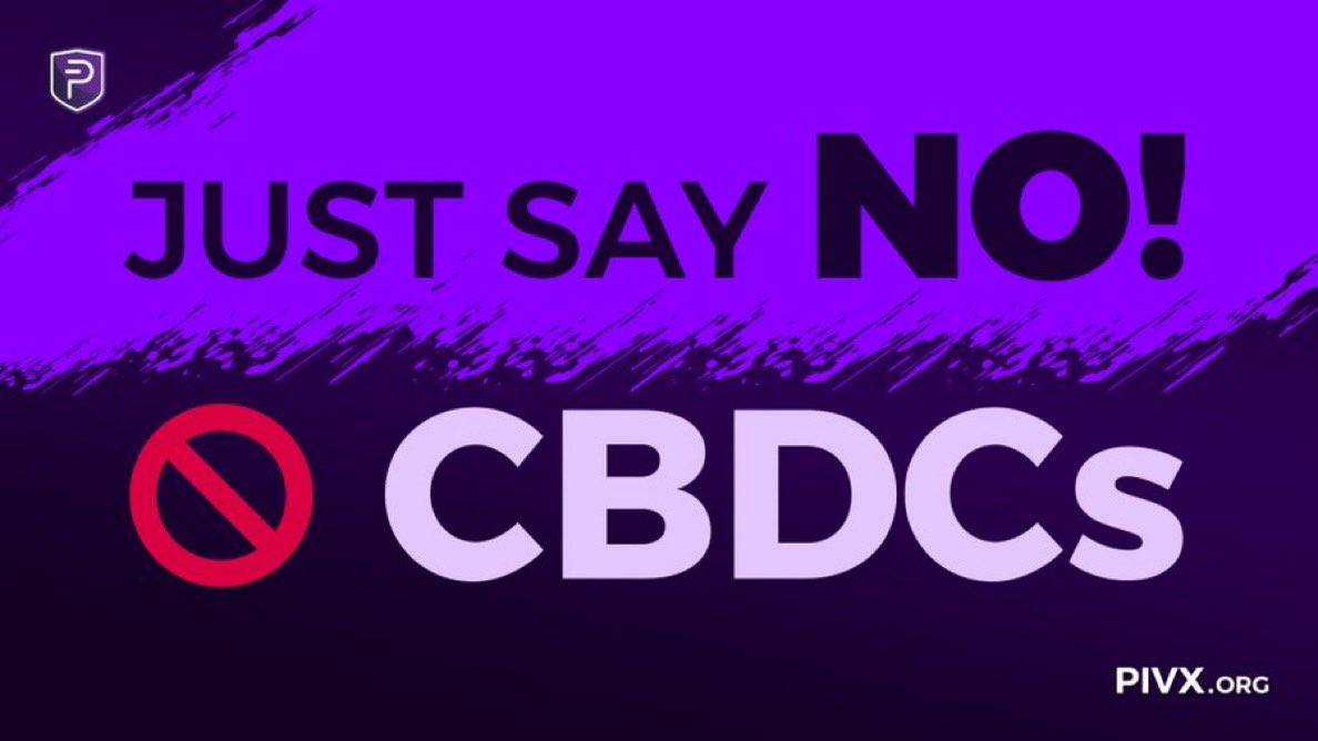 Alanikhunmahx's tweet image. Say No to Surveillance Savings! 🚫💸 CBDCs might promise convenience, but at what cost? Your financial freedom and #privacy are worth more than a #centralized digital dollar. 

 Resist against government-controlled currencies and opt for , people-powered alternatives like #PIVX.