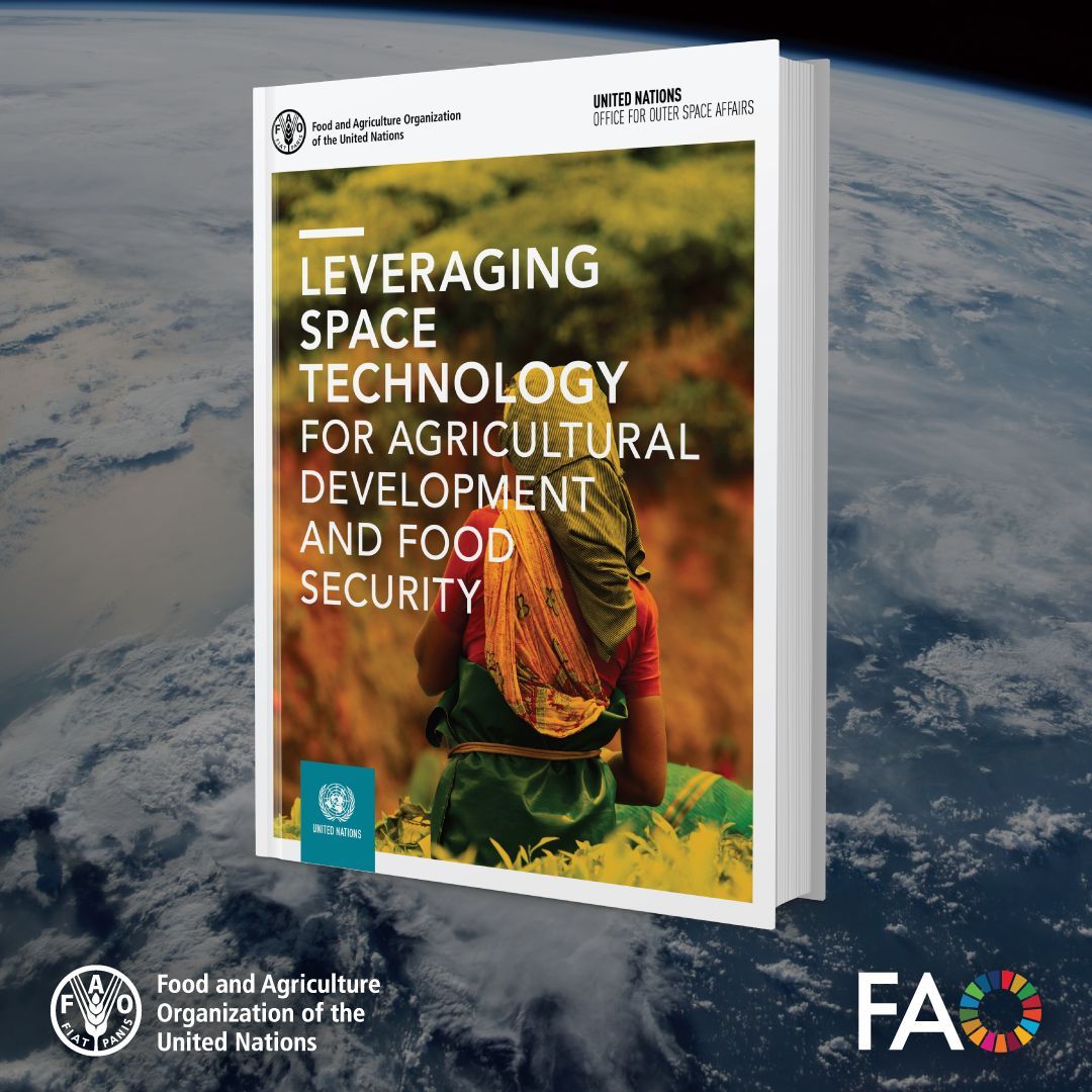 Discover the new <a href="/FAO/">Food and Agriculture Organization</a>-<a href="/UNOOSA/">UNOOSA</a> publication about the use of space technology for agriculture development &amp; #foodsecurity! 🛰️🌽

🚀buff.ly/pV48j76

#COPUOS #AgInnovation