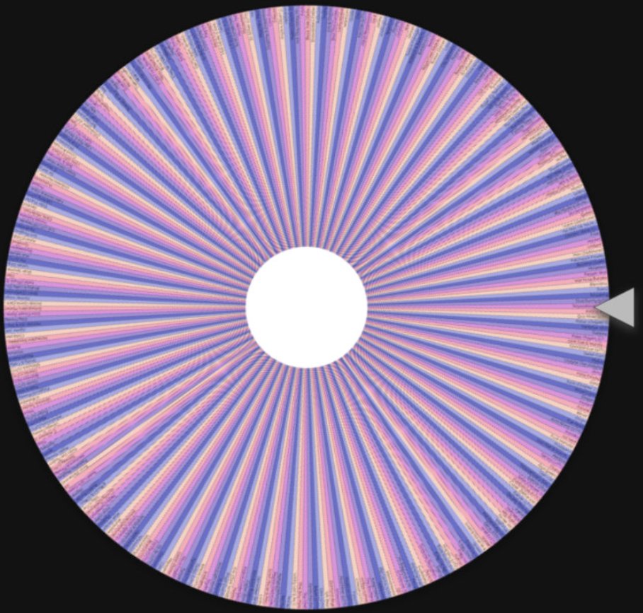 namename2211's tweet photo. drawing ut/dr/uty chracters from this wheel i made https://t.co/d8pnrC1ZeN