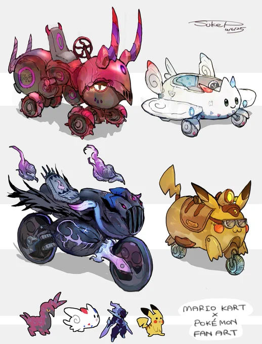 Pokémon x Mario Kart