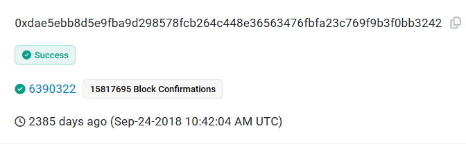 LAMB0S's tweet photo. @namesys_eth @nicksdjohnson That's not even the same hash for the name that I'm talking about? 

Also, the date on the tx for what you referenced is 

Sep-24-2018 10:42:04

The creation date on the domain displays: 
Sep-18-2018 02:14

I'm not taking too much of what you have to say seriously.. 😅 https://t.co/po7brWdSA7
