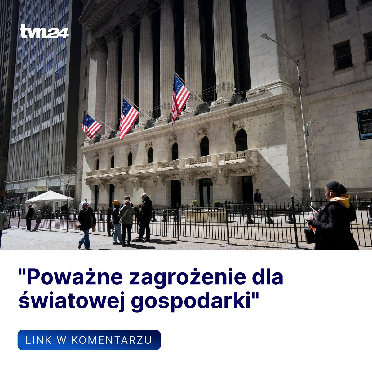 - Jeżeli będziemy mieli kolejne rundy, świat się podzieli - mówił Zbigniew Jakubowski w rozmowie z <a href="/janniedzialek/">jan niedzialek🇵🇱🇺🇦</a> i <a href="/walczak_mat/">Mateusz Walczak</a> na temat środowego ogłoszenia taryf dla partnerów handlowych Stanów Zjednoczonych.

Oglądaj #BykiNiedźwiedź w TVN24 GO:
🔗 tvn24.pl/go/programy,7/…
