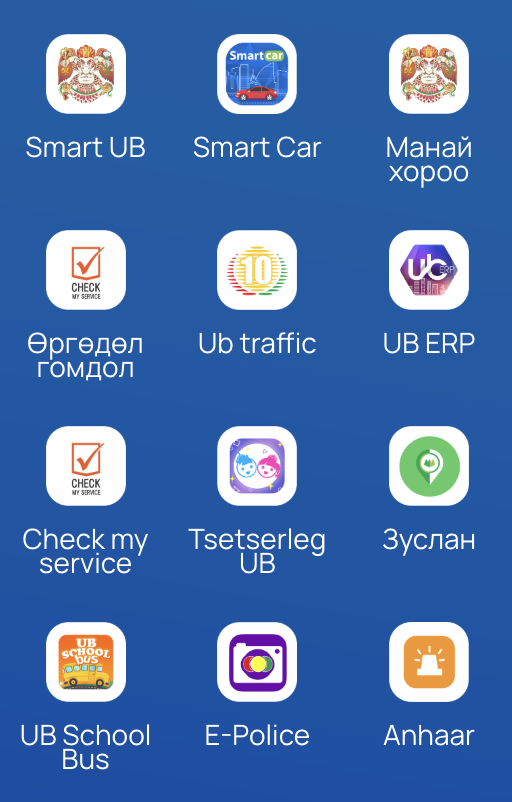 Улаанбаатар хот ийм олон апп-тай. Дээр нь нэмээд UB Chat нэртэй апп хийж байгаа компанийн хувьцааг авах гэж байгаа. Дээр нь Монгол улс бас ИМонголиа апп-тай. Апп-р мөнгө иддэг арга төгсөрч байна даа.