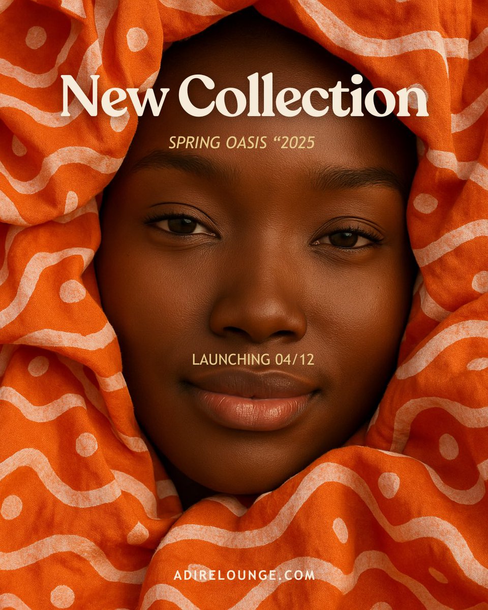 AdireLounge's tweet photo. Exciting news! Our new collection drops 04/12 – where rich tradition and modern design meet. Get ready for timeless hand-dyed textiles reimagined for today’s world. Stay tuned! #AdireLounge #SustainableFashion #NewCollection #HandDyed #Craftsmanship https://t.co/pynd2PrKZa