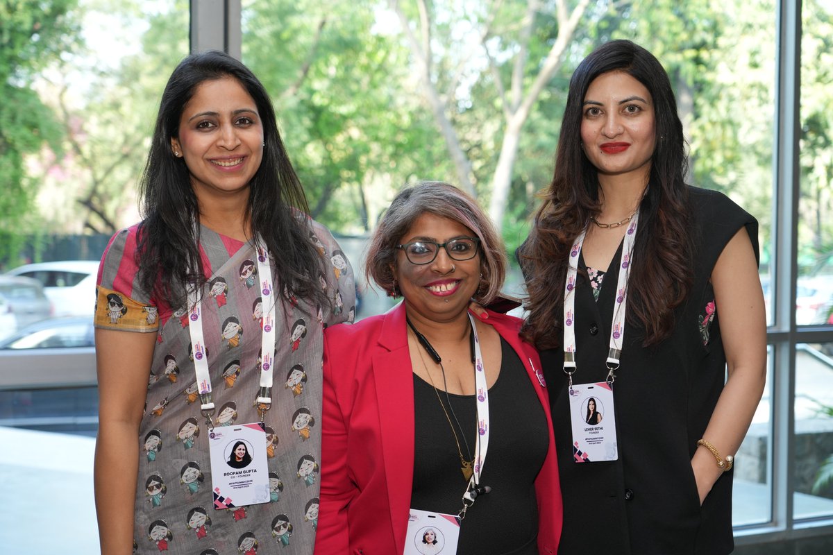 People Against Patriarchy Summit (@thepapsummit) on Twitter photo And that's the team. Founder, <a href="/LeherSethi/">Leher Sethi</a> with co-founders <a href="/sanjukta/">Dr. Sanjukta Basu, M.A., LLB., PhD</a> and Roopam Gupta.
Not the Three Musketeers, that's a masculine term, they are three strong no-nonsense power women.
#papsummit2025 #KillPatriarchy #smashpatriarchy And that's the team. Founder, <a href="/LeherSethi/">Leher Sethi</a> with co-founders <a href="/sanjukta/">Dr. Sanjukta Basu, M.A., LLB., PhD</a> and Roopam Gupta.
Not the Three Musketeers, that's a masculine term, they are three strong no-nonsense power women.
#papsummit2025 #KillPatriarchy #smashpatriarchy