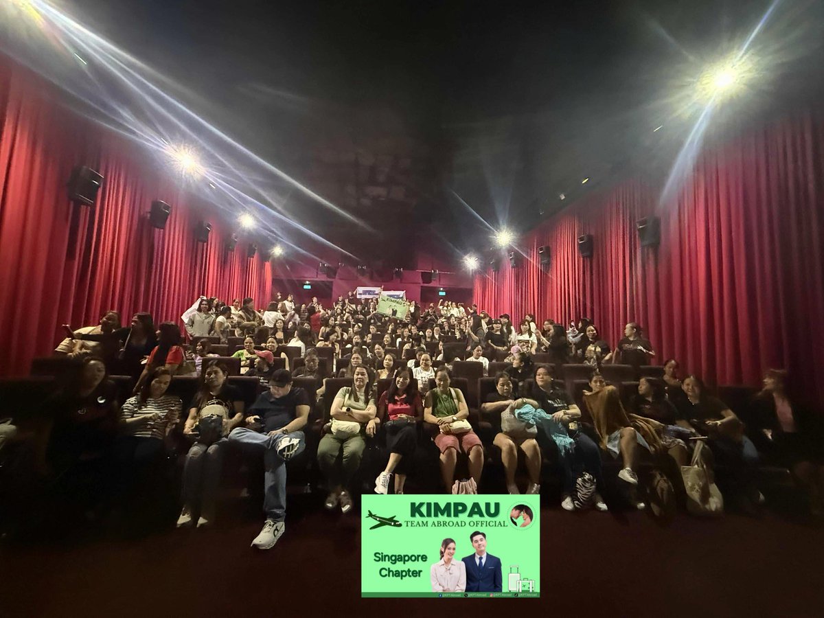 emilyjames73440's tweet photo. Grabi puno ang GV Plaza Singapura!! Maraming salamat sa ating mga kababayan sa Singapore nanuod ng  My Love Will Make You Dissappear 
@prinsesachinita
@mepauloavelino 
@StarCinema https://t.co/SVZ3hUzf6I