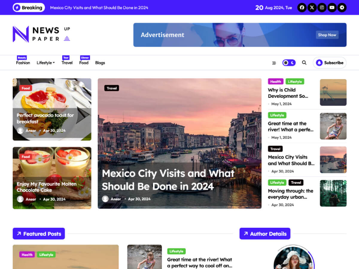 s_O_s_Net's tweet image. Newspaperup - s-o-s.net/?p=9312&amp;amp;utm_so…
#LiteVersion #SubjectTheme #WPThemeSolution - #Newspaperup
sOs Net - themeansar
Newspaperup themeansar PreviewDownload Newspaperup is a fast, clean, modern-looking